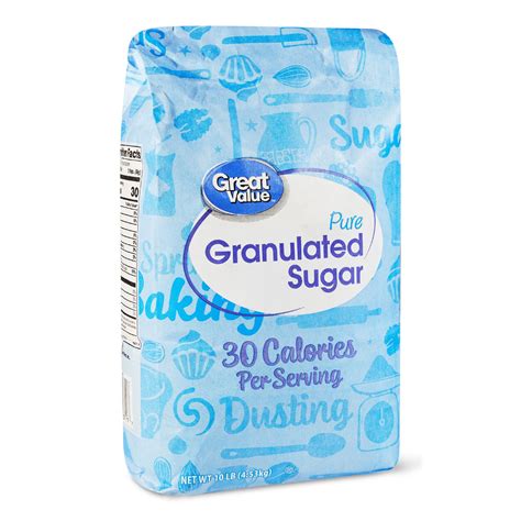 walmart great value sugar|walmart great value granulated sugar.